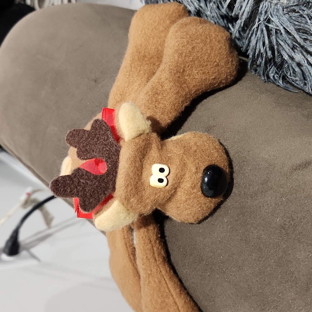 Vintage 80’s Hallmark Plush Beanbag Reindeer